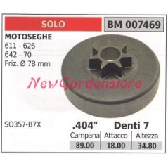 Pignone SOLO motore motosega 611 626 642 70 .404' denti 7 007469 | NewgardenParts.com