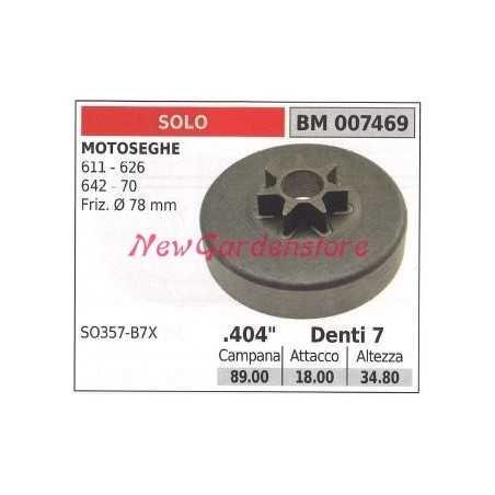 Pignone SOLO motore motosega 611 626 642 70 .404' denti 7 007469 | NewgardenParts.com