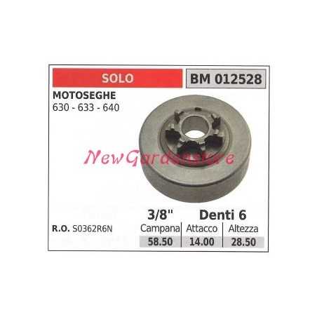 Pignone SOLO motore motosega 630 633 640 3/8' denti 6 012528 | NewgardenParts.com